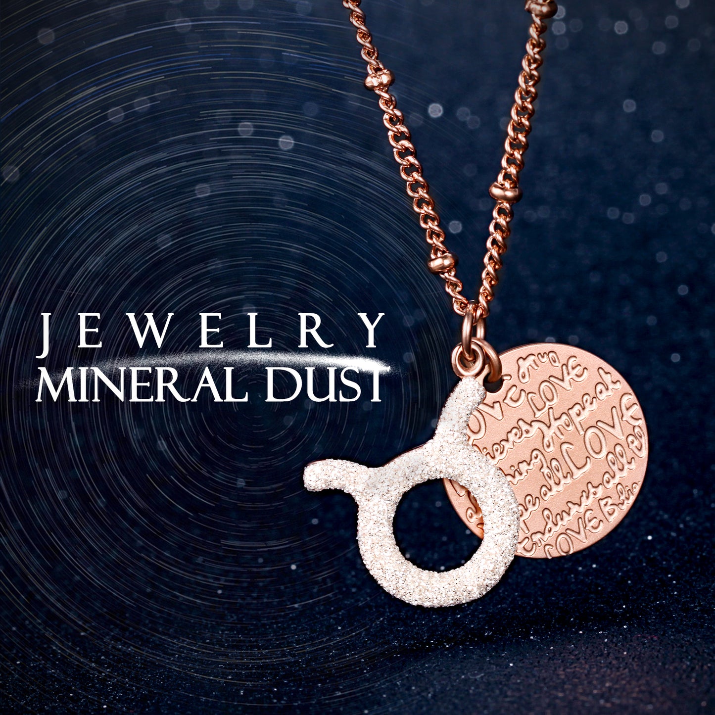 Women Constellations Pendant Necklace, Taurus