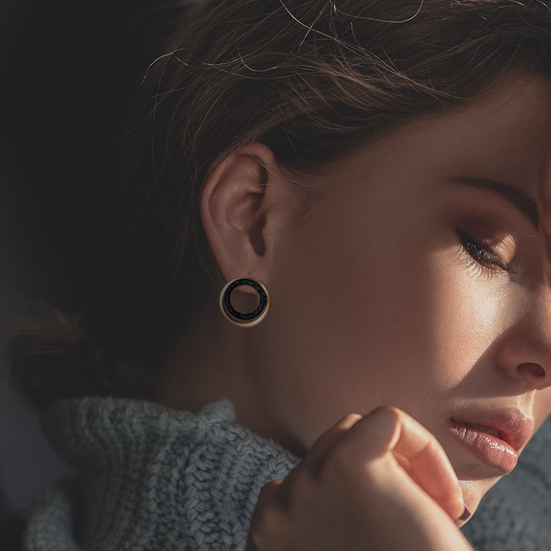 Women Earrings Double Hoop - KINGKA Jewelry