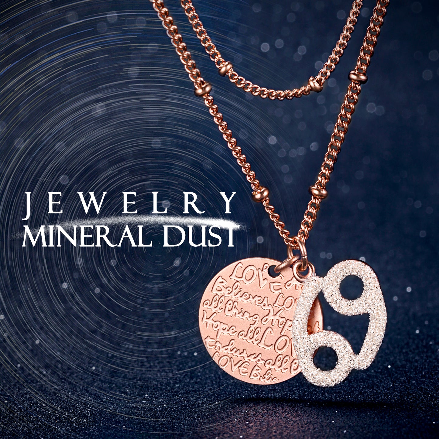 Women Constellations Pendant Necklace, Cancer