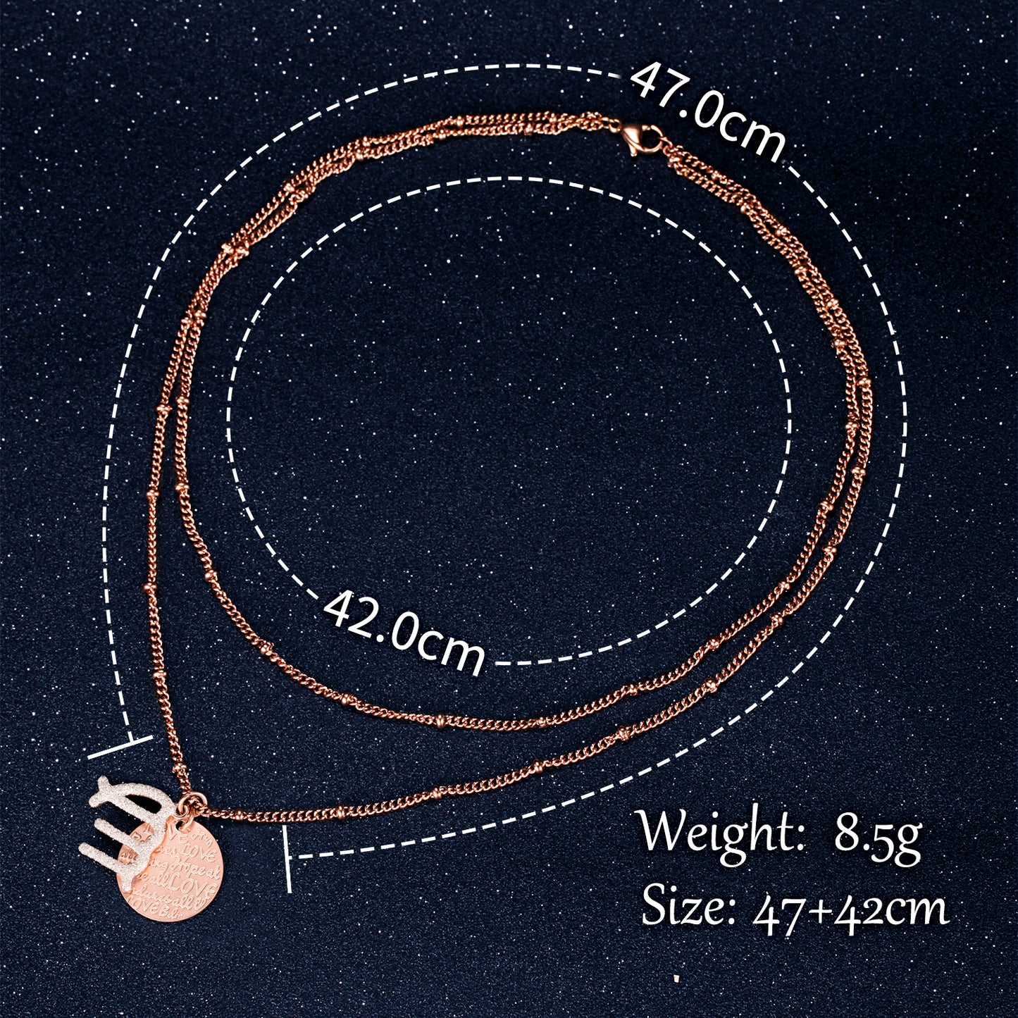 Women Twelve Constellations Virgo Necklace Custom Handwriting - KINGKA Jewelry