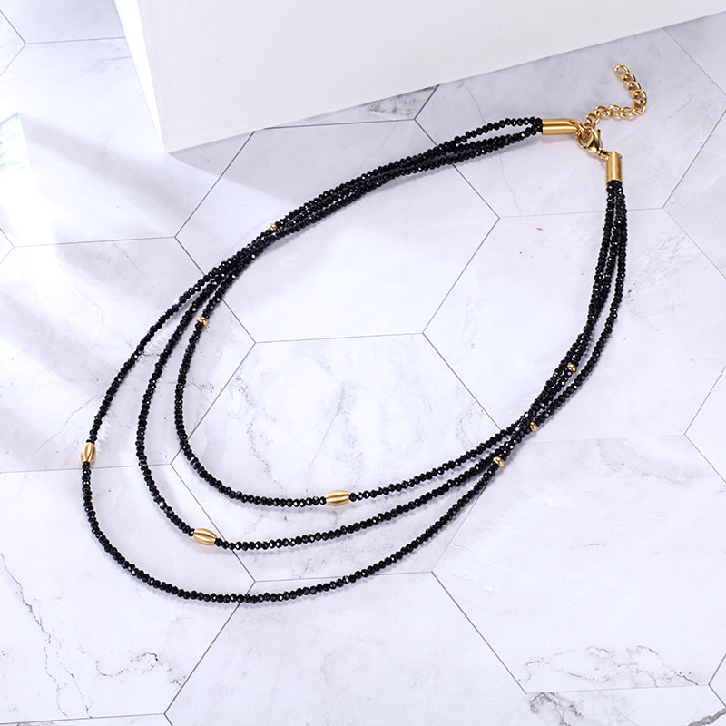 Women Wrap Necklace Crystal - KINGKA Jewelry
