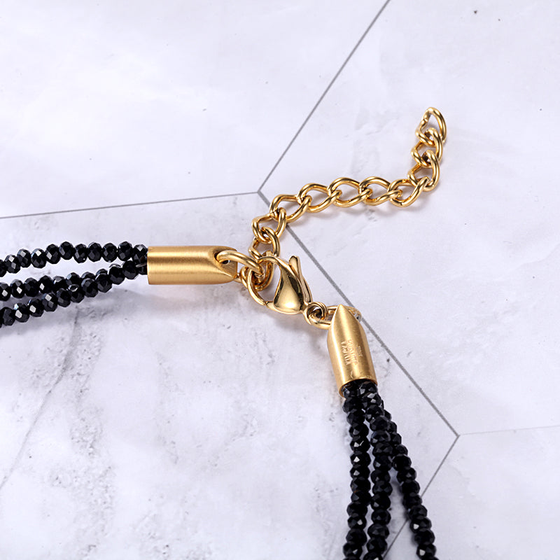 Women Wrap Necklace Crystal - KINGKA Jewelry