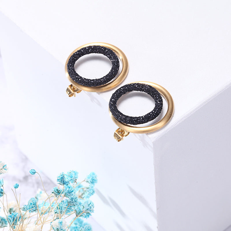 Women Earrings Double Hoop - KINGKA Jewelry