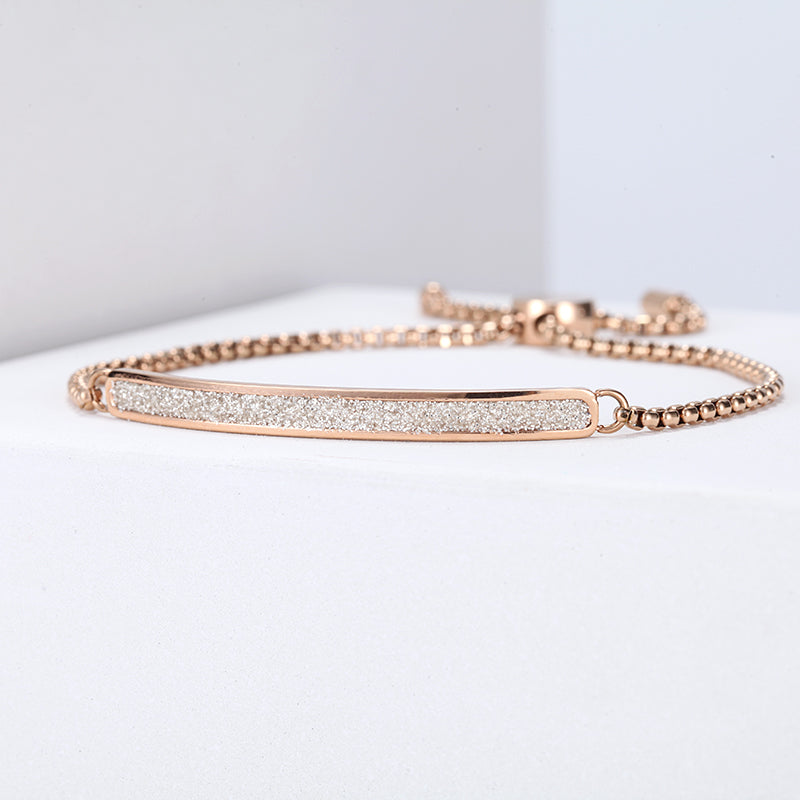 Women Chain Bracelet Linear Stardust - KINGKA Jewelry