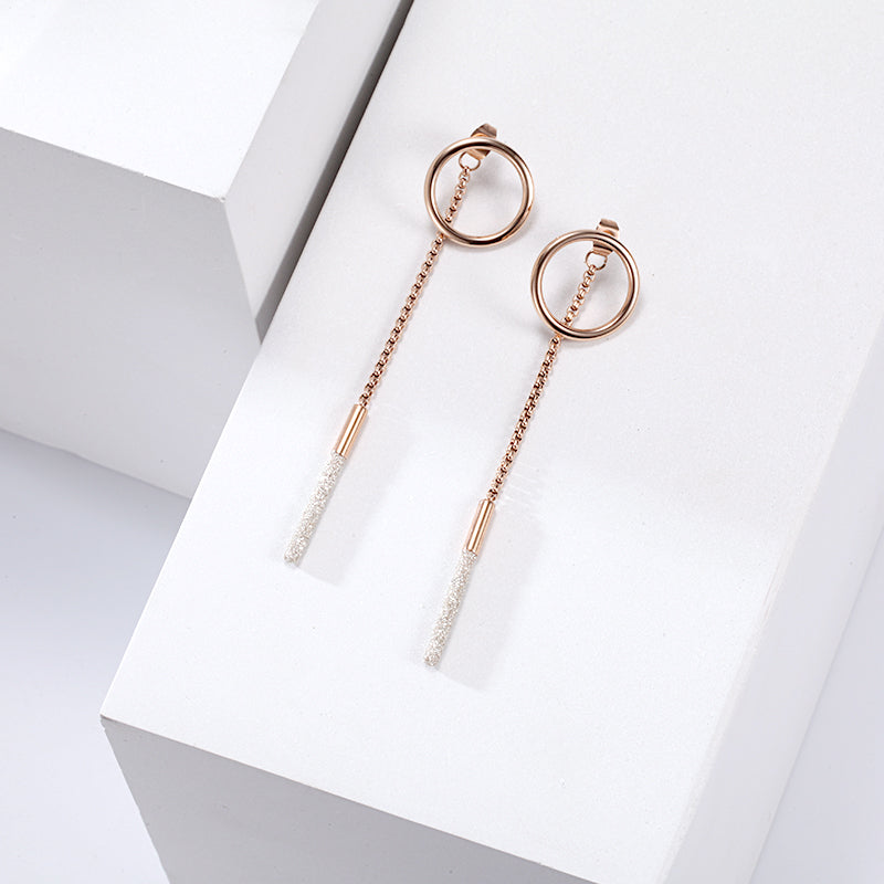 Women Drop Earrings White - KINGKA Jewelry