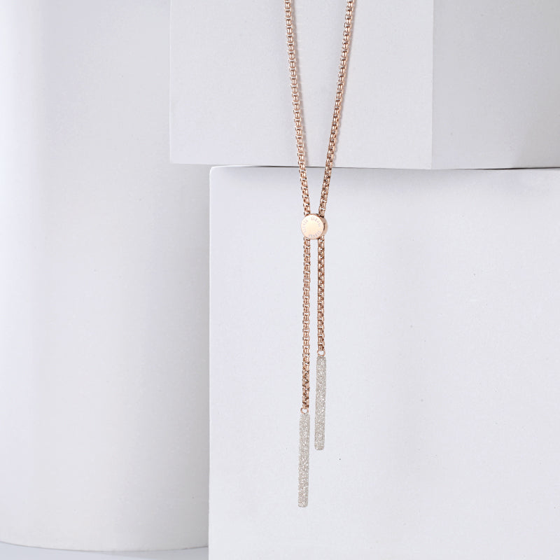 Women Pendant Necklace Cylinder - KINGKA Jewelry