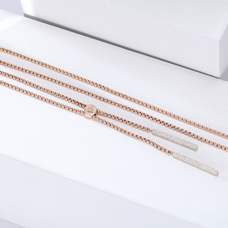 Women Pendant Necklace Cylinder - KINGKA Jewelry