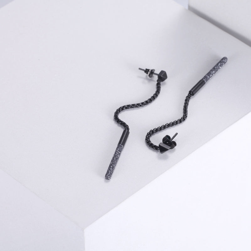 Women Drop Earrings Grey - KINGKA Jewelry