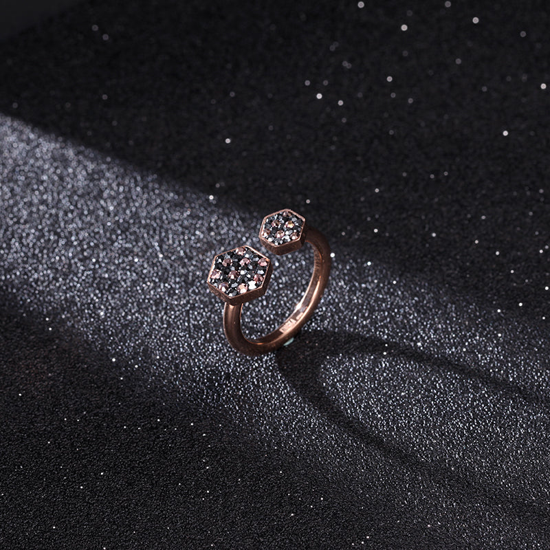 Women Ring Honey Comb - KINGKA Jewelry