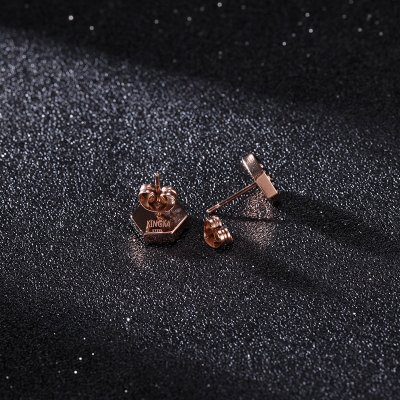 Women Ear Studs Honey Comb - KINGKA Jewelry