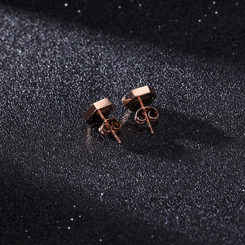 Women Ear Studs Honey Comb - KINGKA Jewelry