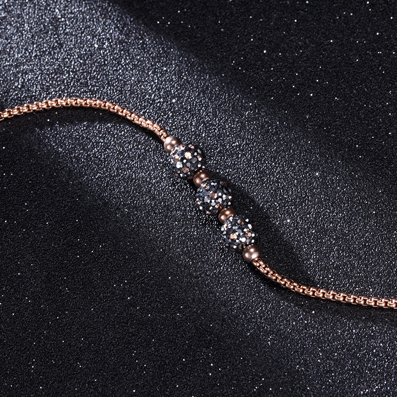 Women Chain Bracelet Crystal Beads - KINGKA Jewelry