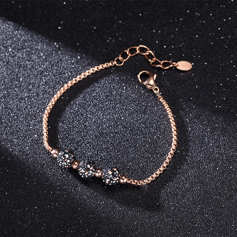 Women Chain Bracelet Crystal Beads - KINGKA Jewelry