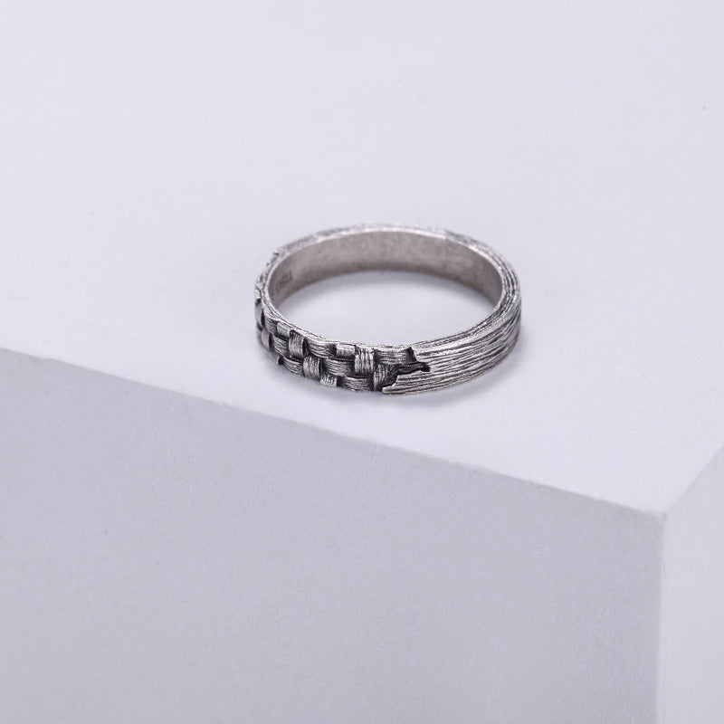 925 Silver Band Ring - KINGKA Jewelry