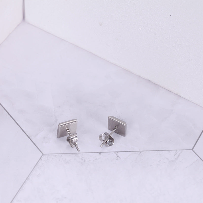 Men's Ear Studs Wood Inlay - KINGKA Jewelry