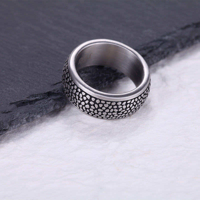 Men's Bowl Ring Reptile - KINGKA Jewelry