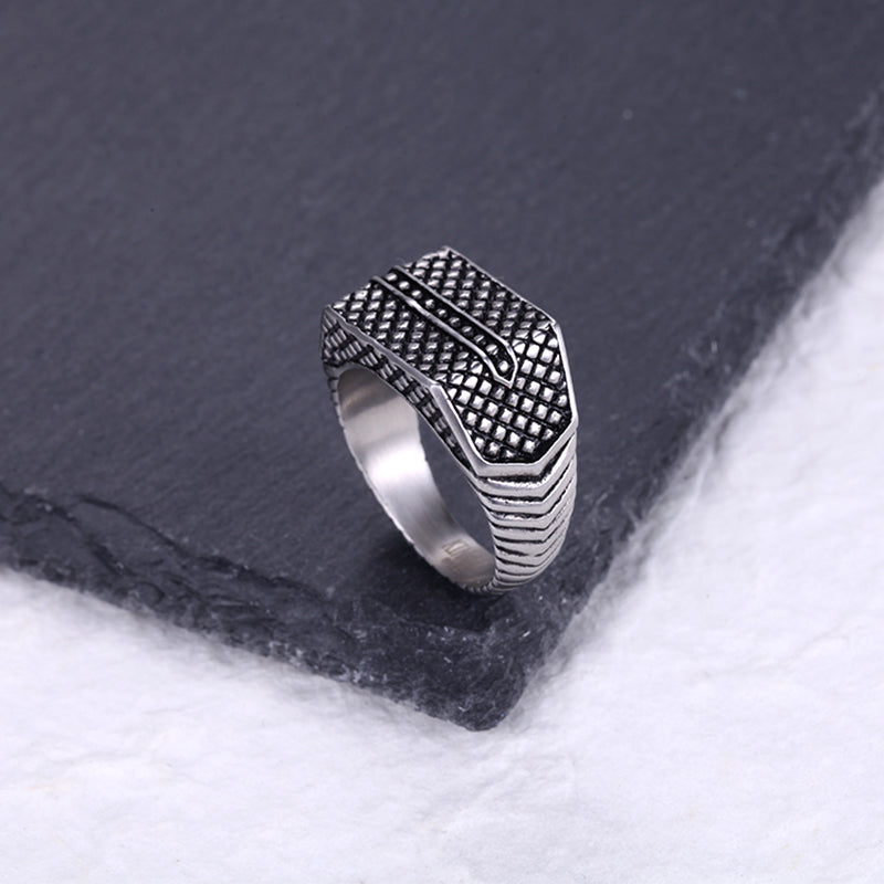 Men's Signet Ring Reptile - KINGKA Jewelry