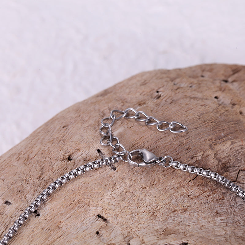 Men's Wolf's Fang Necklace with Reptile - KINGKA Jewelry