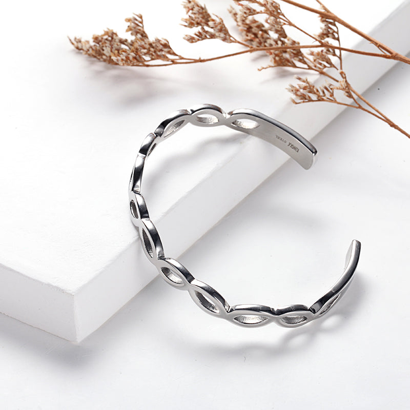 Women Open Bangle Hollow-out - KINGKA Jewelry