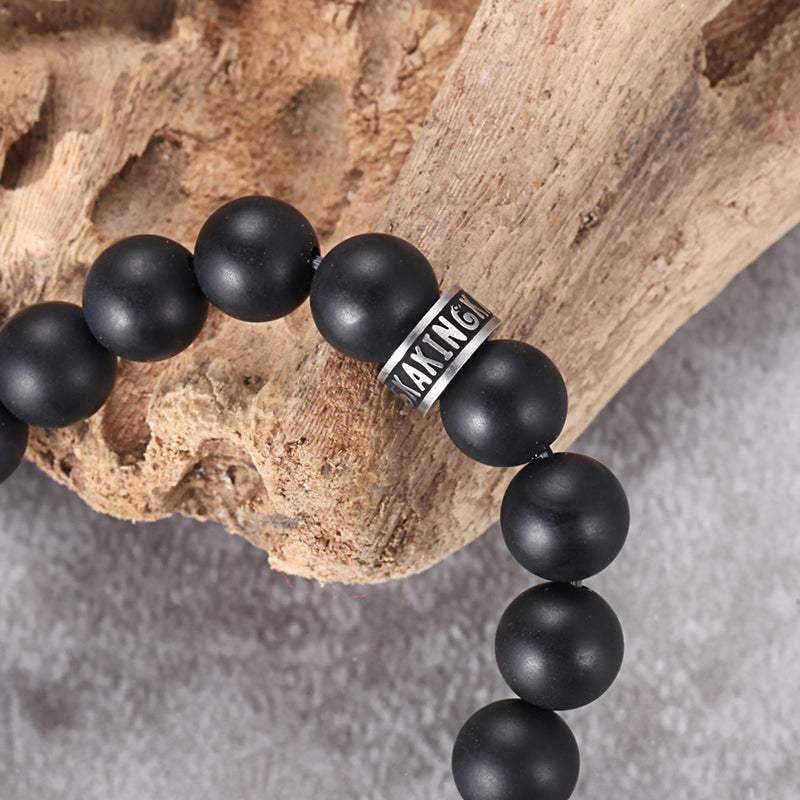 Men's Beaded King Chain Bracelet - KINGKA Jewelry