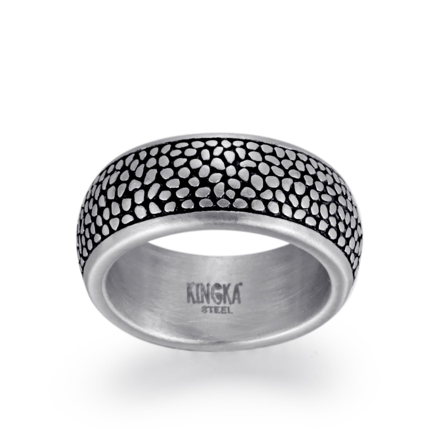 Men's Bowl Ring Reptile - KINGKA Jewelry