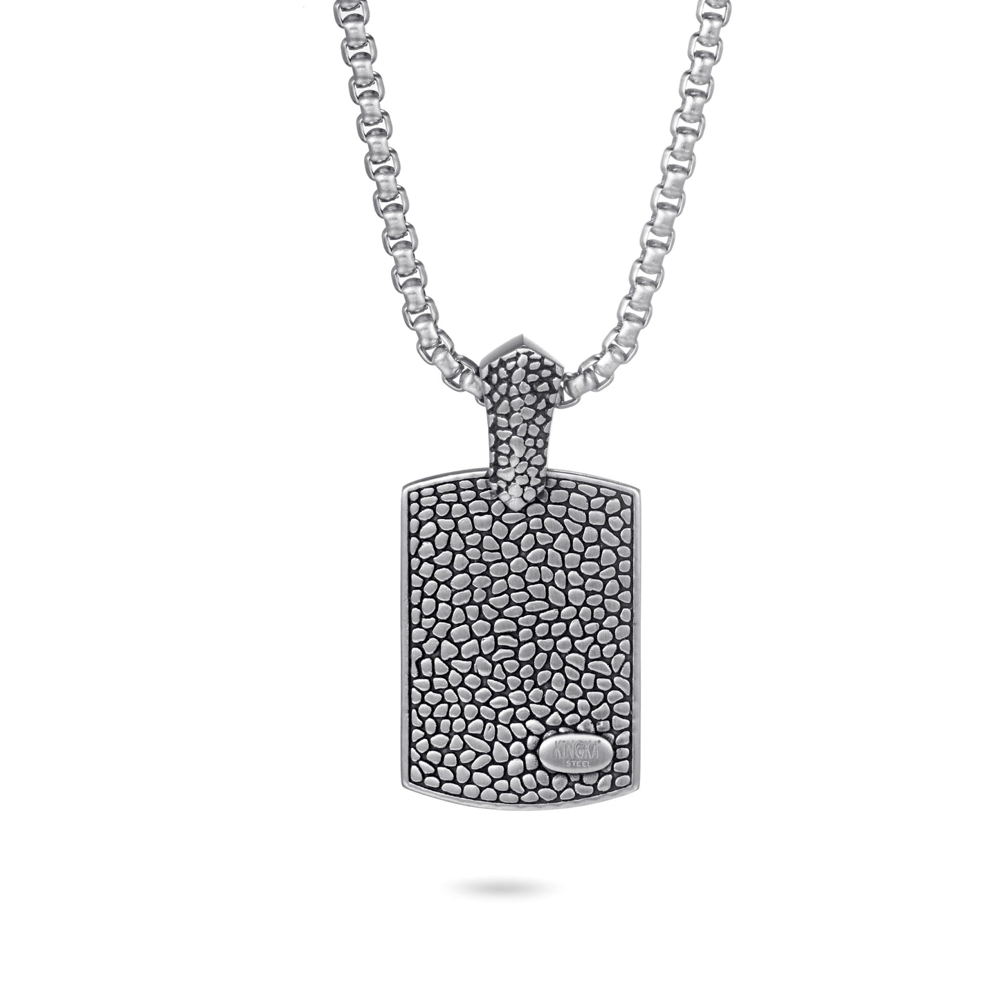 Men's Tag Necklace Reptile - KINGKA Jewelry