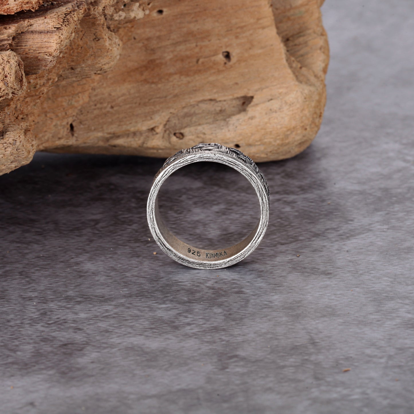 925 Silver Band Ring - KINGKA Jewelry
