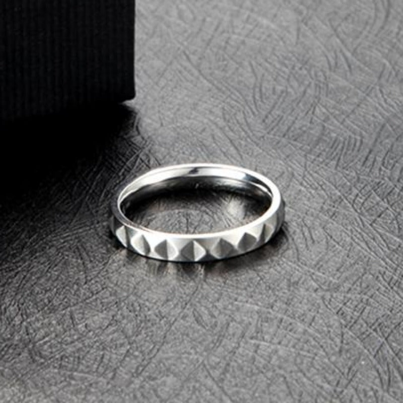 Men's Ring Pyramid - KINGKA Jewelry
