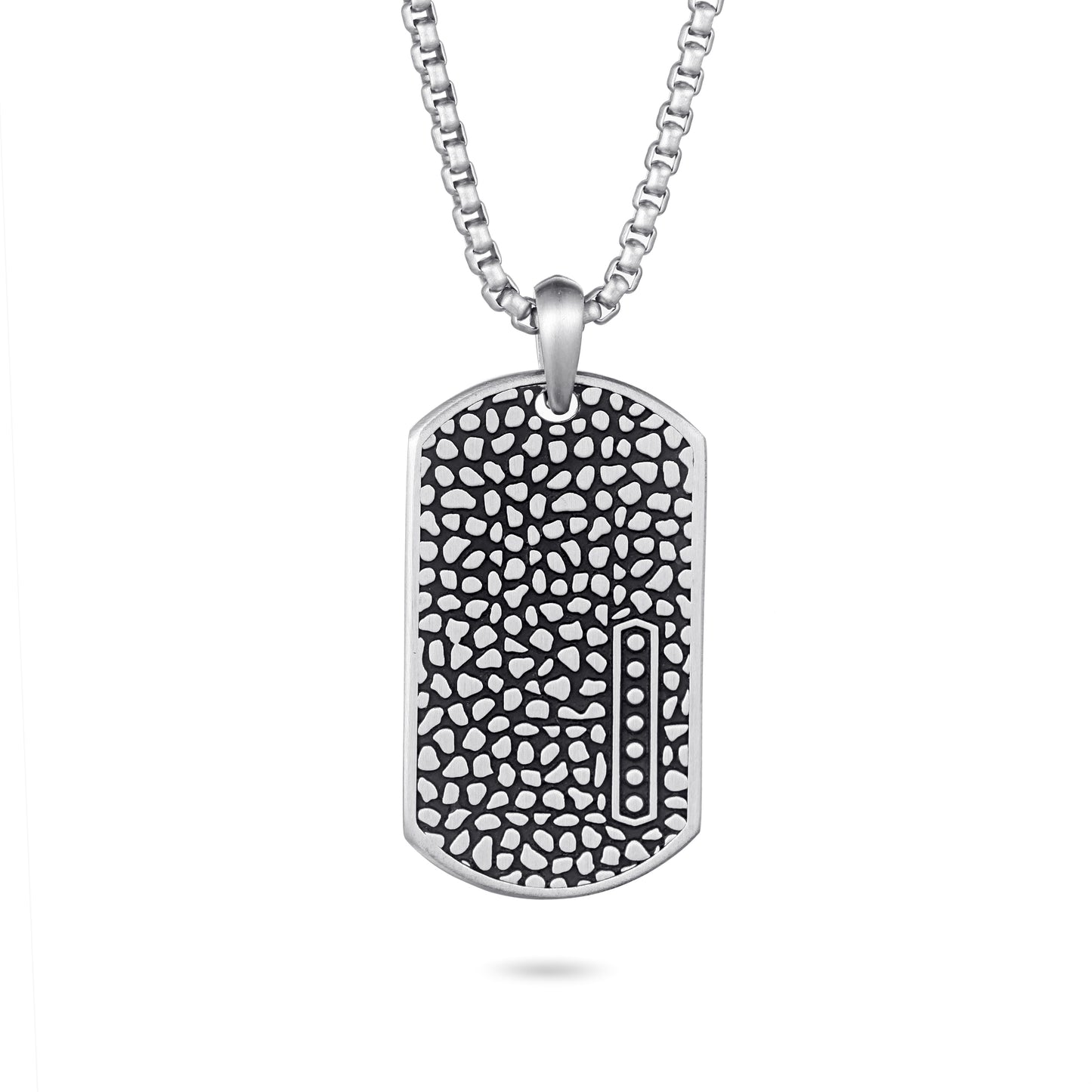 Men's Dog Tag Necklace Reptile - KINGKA Jewelry