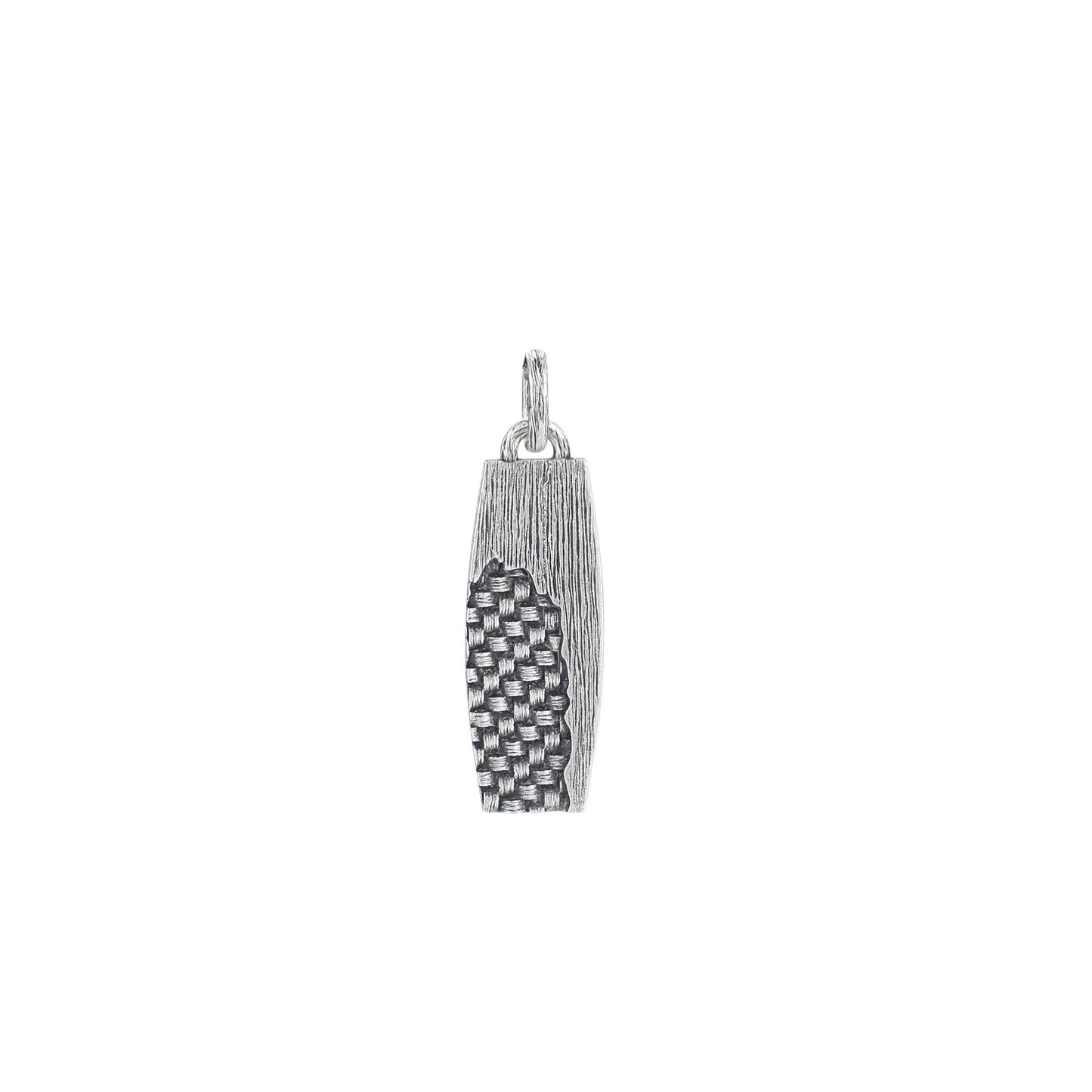 Thin Tag Necklace with Woven - KINGKA Jewelry