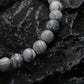 KINGKA Grey Jasper Bead Bracelet, Gold, The Earth - KINGKA Jewelry