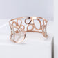 Women Curve Open Bangle Hollowed-out - KINGKA Jewelry