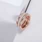 Women Stacking Rings White Glitter Dust - KINGKA Jewelry