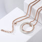 Women Pendant Necklace Wrap Hoop - KINGKA Jewelry