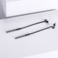 Women Drop Earrings Grey - KINGKA Jewelry