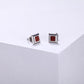 Men's Ear Studs Wood Inlay - KINGKA Jewelry