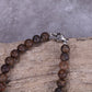 Men's Wolf's Fang Necklace with Beaded Chain - KINGKA Jewelry