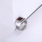 Men's Signet Ring Wood Inlay - KINGKA Jewelry
