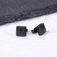 Men's Ear Studs Pyramid Square - KINGKA Jewelry