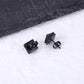 Men's Ear Studs Pyramid Square - KINGKA Jewelry