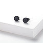 Women Ear Studs Grey Glitter Dust - KINGKA Jewelry