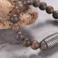 Men's Wristband with Stones, Reptile Charm - KINGKA Jewelry