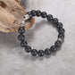 Men's Beaded Bracelet with Stones, Woven Clasp - KINGKA Jewelry