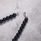 Men's Wolf's Fang Necklace with Beaded Chain - KINGKA Jewelry