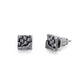 Men's Ear Studs Woven Square - KINGKA Jewelry