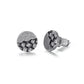 Men's Ear Studs Woven Circle - KINGKA Jewelry