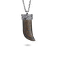 Men's Wolf's Fang Necklace with Woven - KINGKA Jewelry
