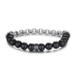 Men's Beaded Cable Chain Bracelet - KINGKA Jewelry