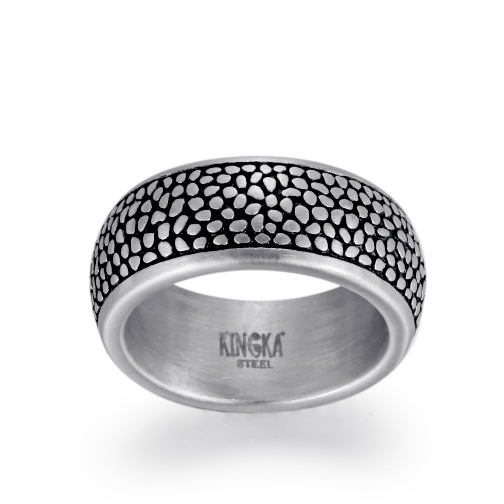 Men's Bowl Ring Reptile - KINGKA Jewelry