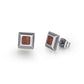 Men's Ear Studs Wood Inlay - KINGKA Jewelry